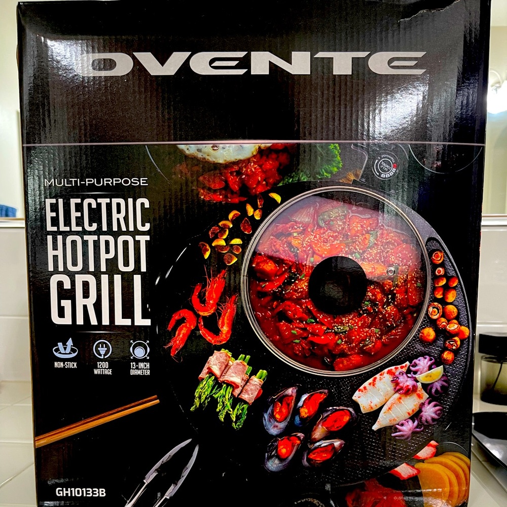 Ovente electric hot grill
